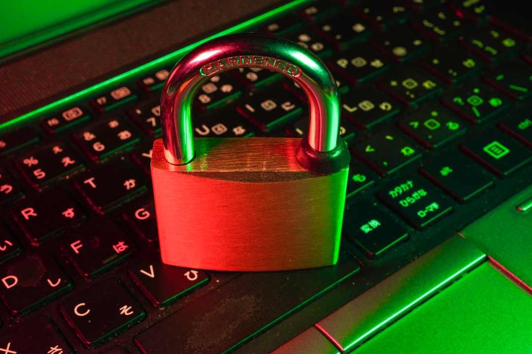 Abstract digital security illustration
